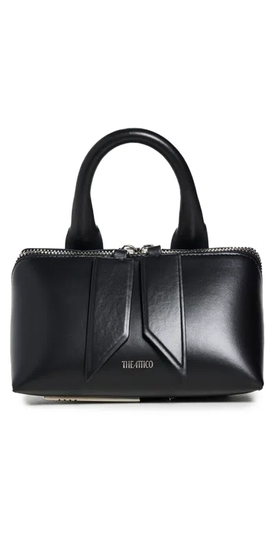 Attico Friday Top-handle Tote Bag In Black