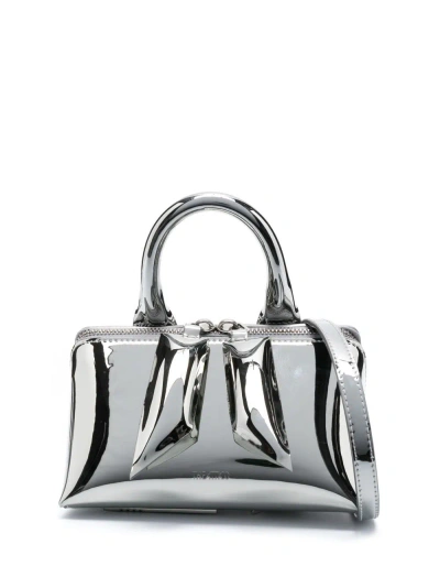 Attico ''friday'' Mini Bag In Silver