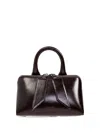 Attico Friday Mini Tote Bag In Brown