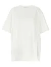 Attico Front Silhouette Split Penteado T-shirt In White