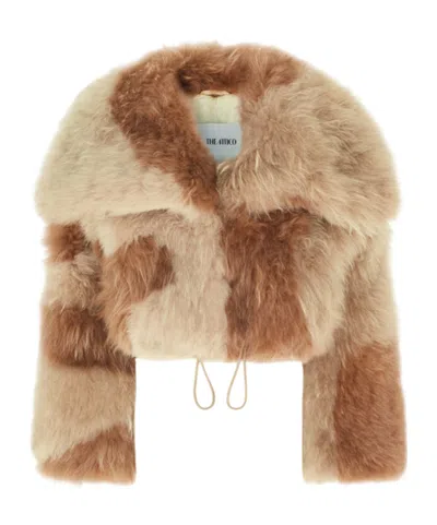 ATTICO THE ATTICO ZIP-UP FUR JACKET