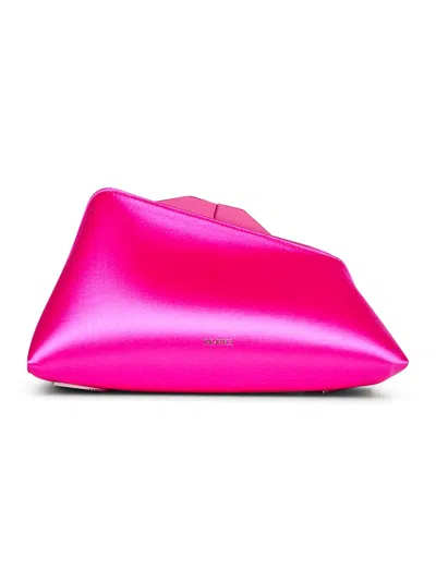 Attico Fuchsia "8.30pm" Oversized Clutch Bag In Pink