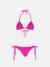 Attico Bikini Fuchsia In Fuchsia