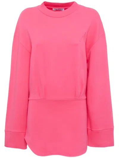 Attico Fuchsia Dress With Long Sleeves In Pink