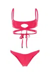 Attico Pink Cutout Bikini
