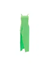 Attico Fujiko Midi Dress In Mint