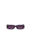 Attico Mini Marfa Sunglasses In Purple