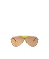 Attico 78 Sunglasses In Gold