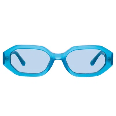 Attico Full Frame Sunglasses In Blue