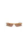 Attico Full Frame Sunglasses In Brown