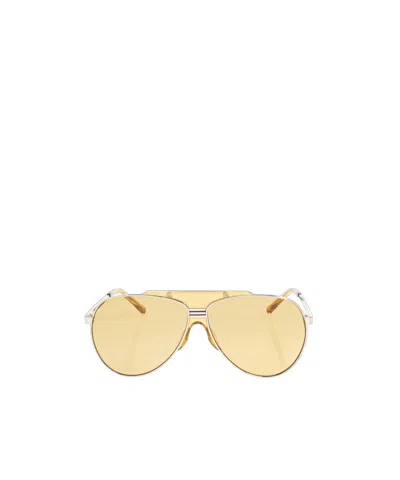 Attico Full Frame Sunglasses In Metallic
