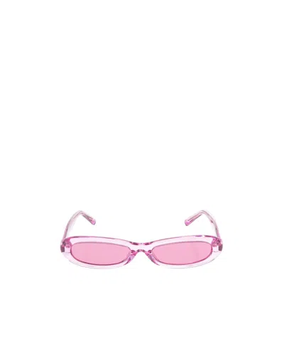 Attico Full Frame Sunglasses In Pink