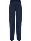 Attico Gabardine Pants In Blue