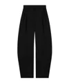 Attico Wide-leg Tailored Pants In Black