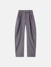 Attico ''gary'' Grey Long Pants In Grey