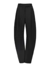 Attico Wide-leg Tailored Pants In Black