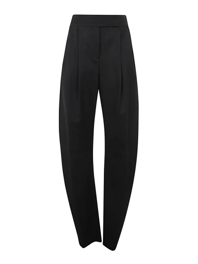 Attico Gary Wide Leg Trousers In Black