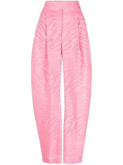 ATTICO GARY ZEBRA-PATTERN TROUSERS