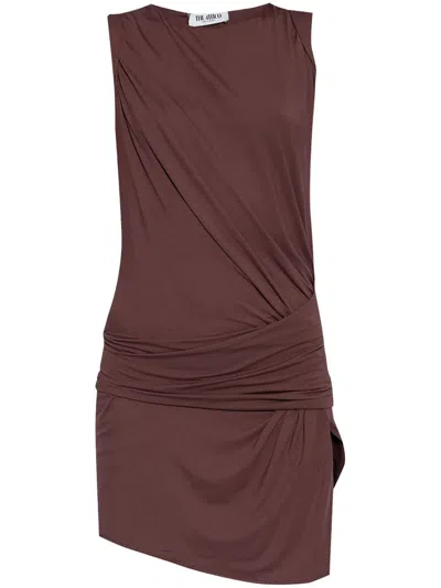 ATTICO GATHERED MINIDRESS