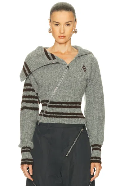 ATTICO GEOMETRIC CARDIGAN