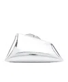 Attico Geometric Clutch In White
