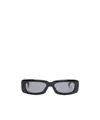 Attico X Linda Farrow Mini Marfa Sunglasses In Gray