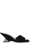 Attico Cheope 60mm Wedge Sandals In Grey