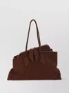 Attico Geometric Leather Shoulder Bag
