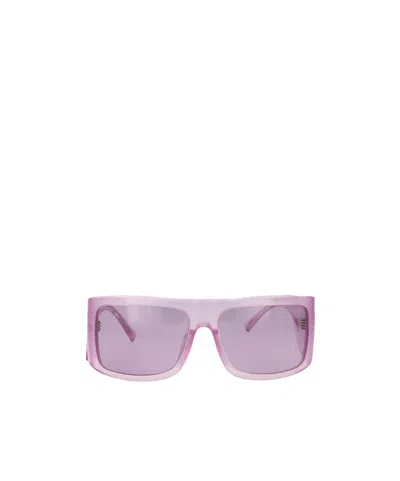 Attico Geometric Sunglasses In Purple