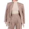 Attico Glen Oversize Blazer Jacket In Pink