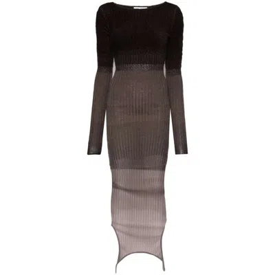 ATTICO "GRADIENT KNIT DRESS IN SEVEN