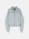 Attico Gray Cotton Sweatshirt In Grey