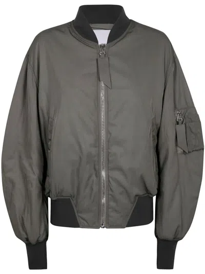 Attico Bomber ''anja'' Grey In Gray