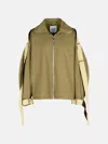 Attico Green Cotton Blend Jacket