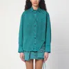 Attico Jacket Chest Pocket Regular Collar In Green