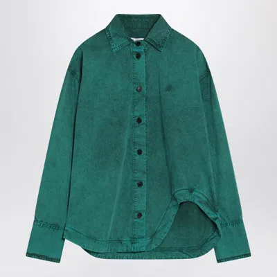 Attico Green Cotton Shirt