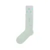 Attico Green Cotton Socks In Green