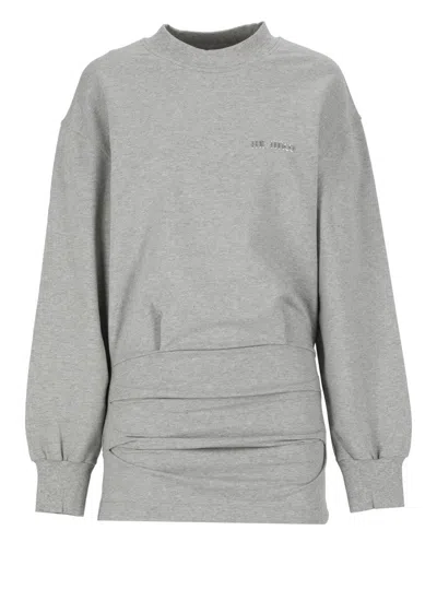 ATTICO GREY COTTON DRESS