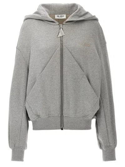 ATTICO GREY LOGO HOODIE