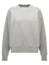 Attico Oversize Sweatshirt In Grey