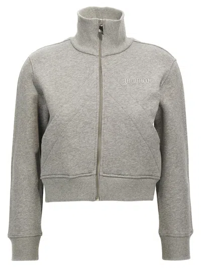 ATTICO GREY LOGO SWEATSHIRT