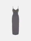 Attico Grey Midi Dress