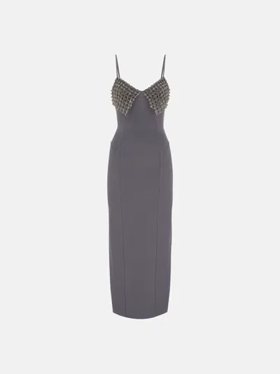 Attico Grey Midi Dress