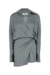 Attico Grey Mini Dress