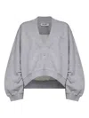 Attico Sweatshirt In Gray