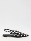 Attico Grid Ballerina In Black