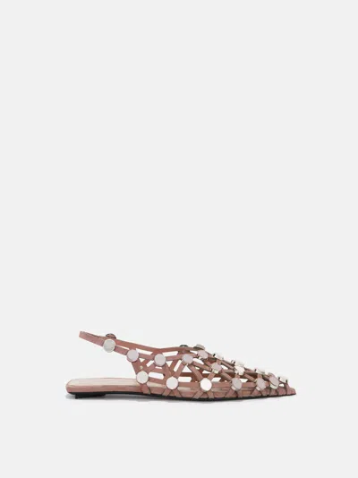 ATTICO BALLERINA ''GRID'' MUD
