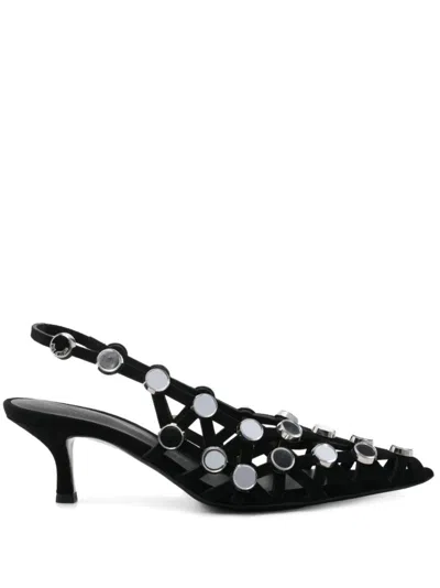 ATTICO GRID SLINGBACK 50MM