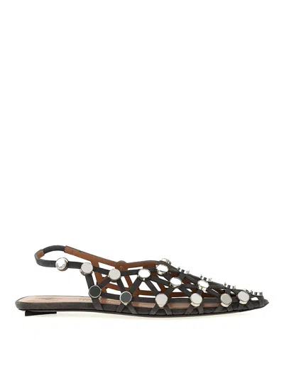 ATTICO GRID SLINGBACK