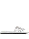Attico Grid Studd-embellished Sandals
